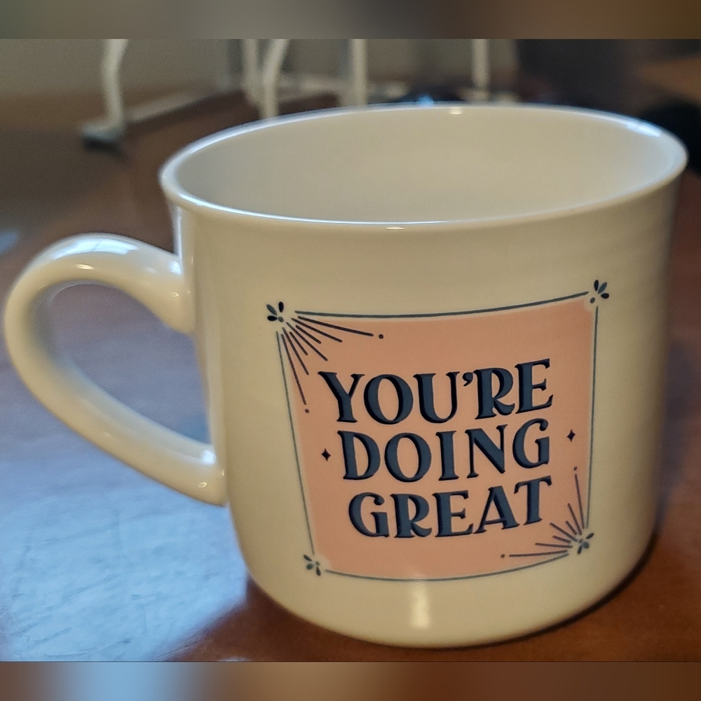 Motivational White Mug